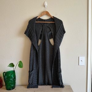 VPL Hooded Chunky Cardigan Duster